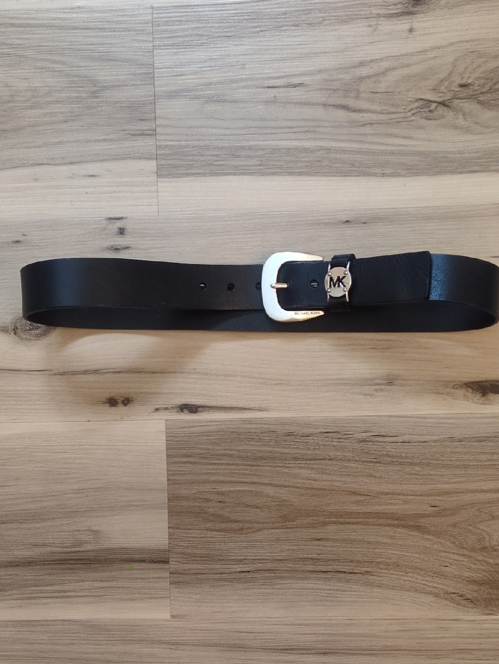 EUC Michael Kors Black Leather Belt Size Medium